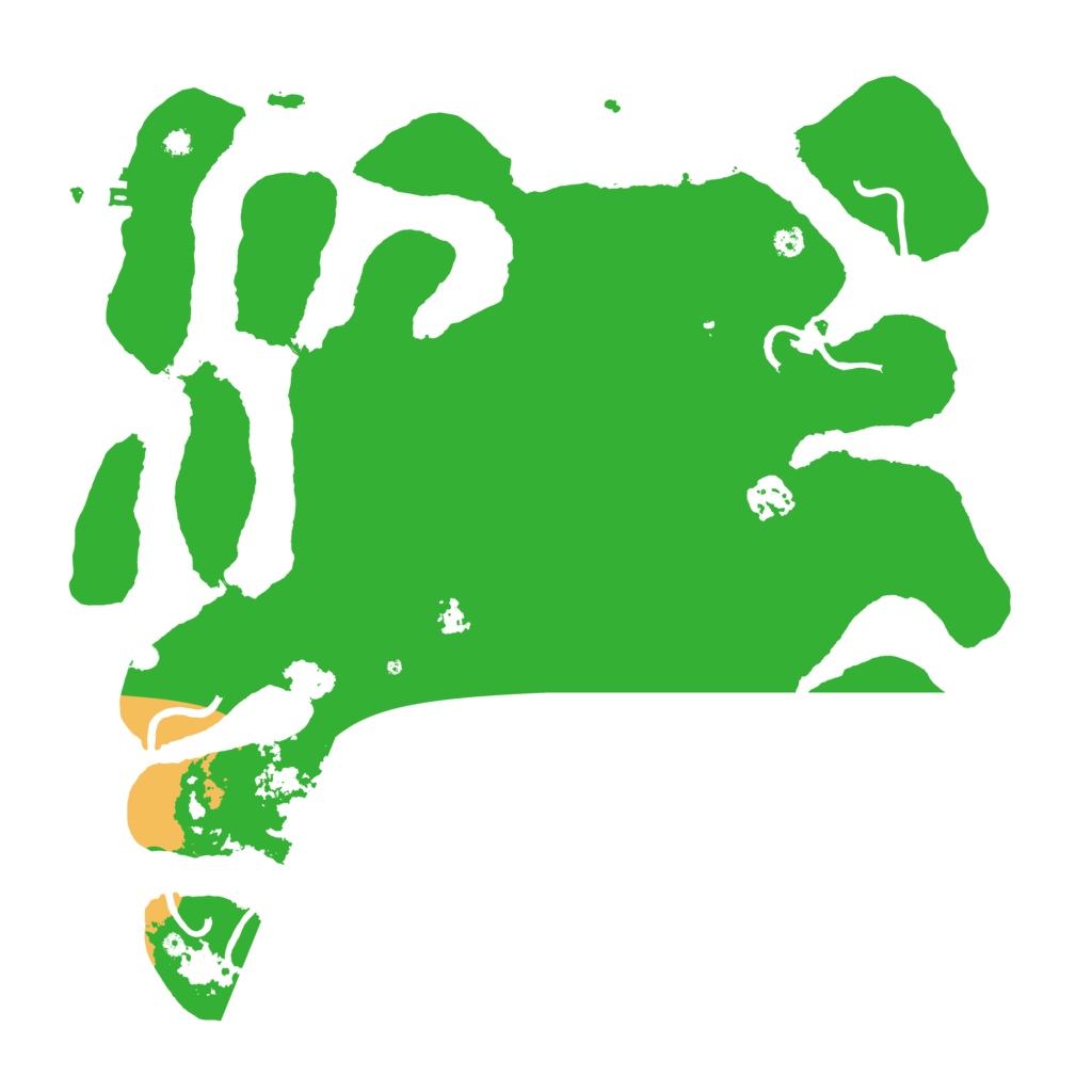 Biome Rust Map: Procedural Map, Size: 3700, Seed: 72999571