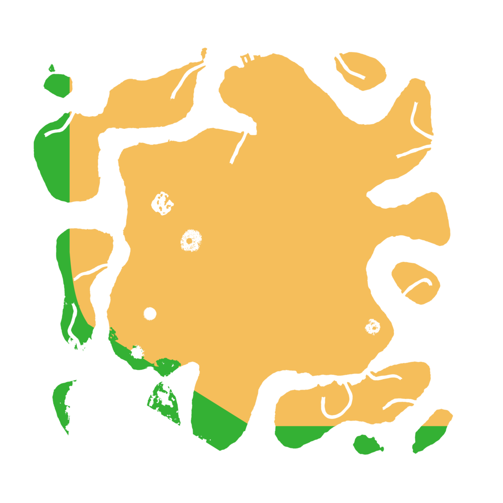 Biome Rust Map: Procedural Map, Size: 3500, Seed: 12308
