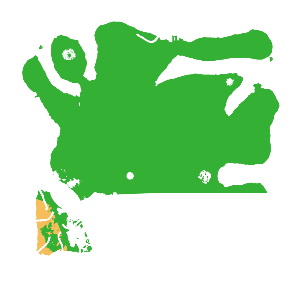 Biome Rust Map: Procedural Map, Size: 3700, Seed: 1329623579