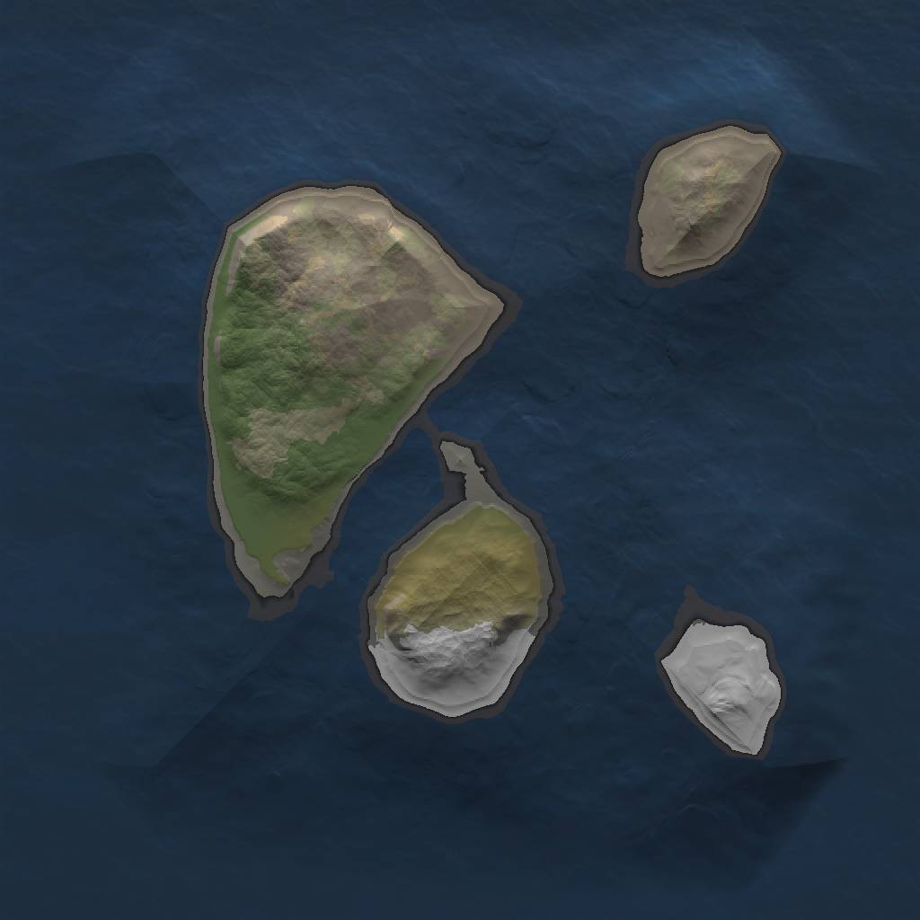 Rust Map: Barren, Size: 1500, Seed: 17874320, 2 Monuments