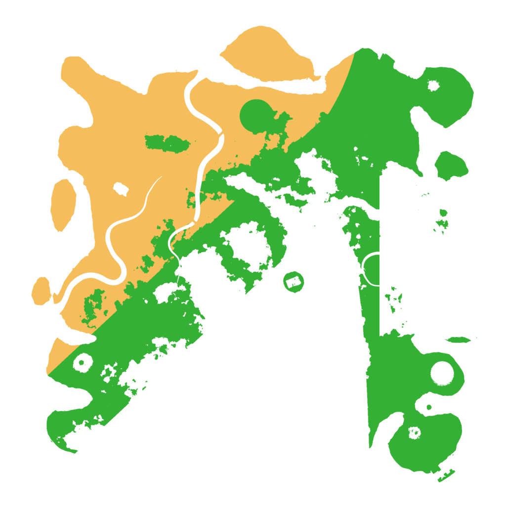 Biome Rust Map: Procedural Map, Size: 4000, Seed: 77357