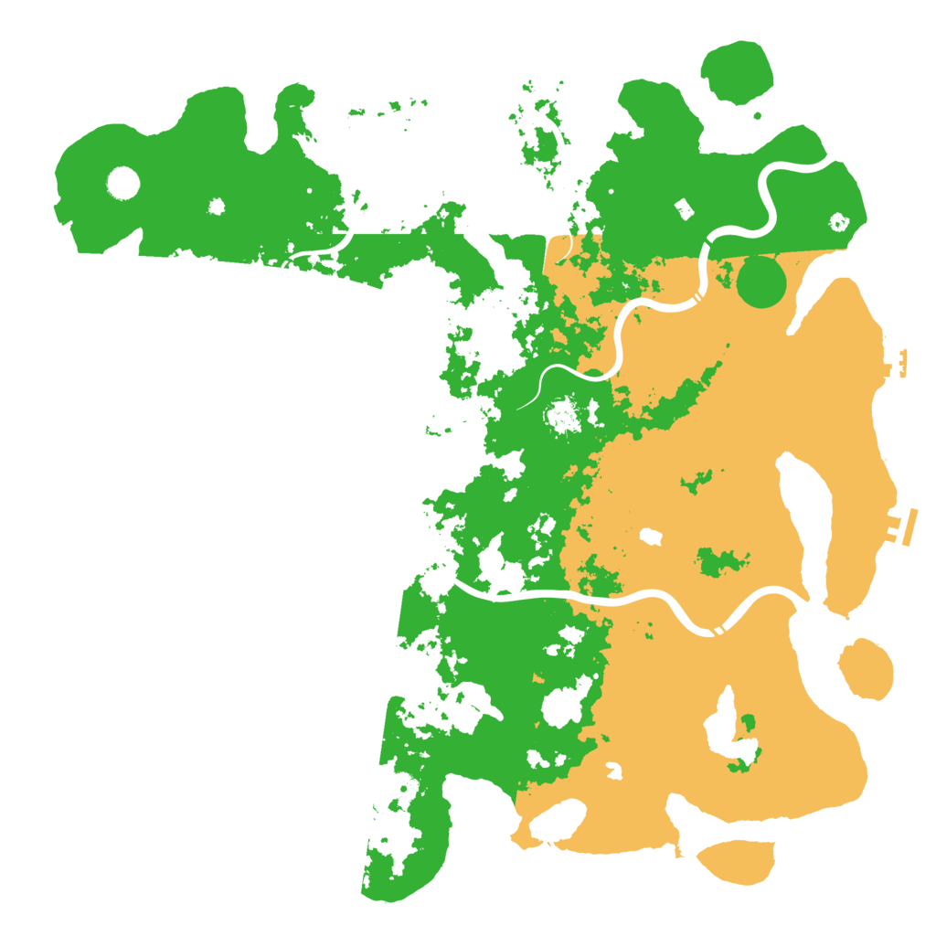 Biome Rust Map: Procedural Map, Size: 5000, Seed: 596433885