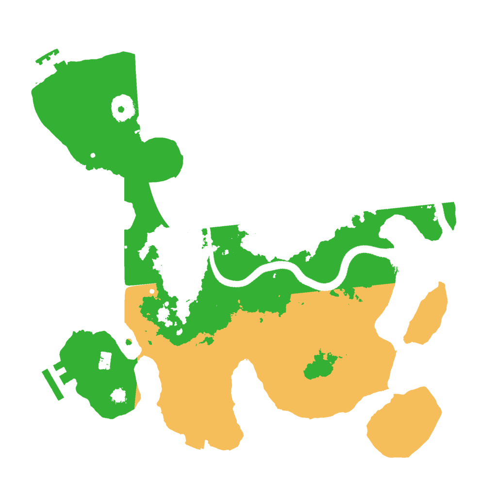 Biome Rust Map: Procedural Map, Size: 3000, Seed: 106848838