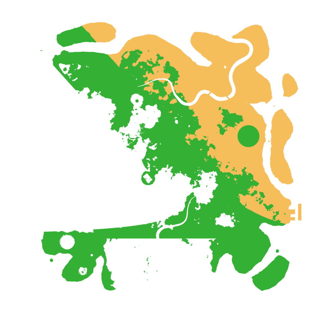 Biome Rust Map: Procedural Map, Size: 3850, Seed: 1221883304