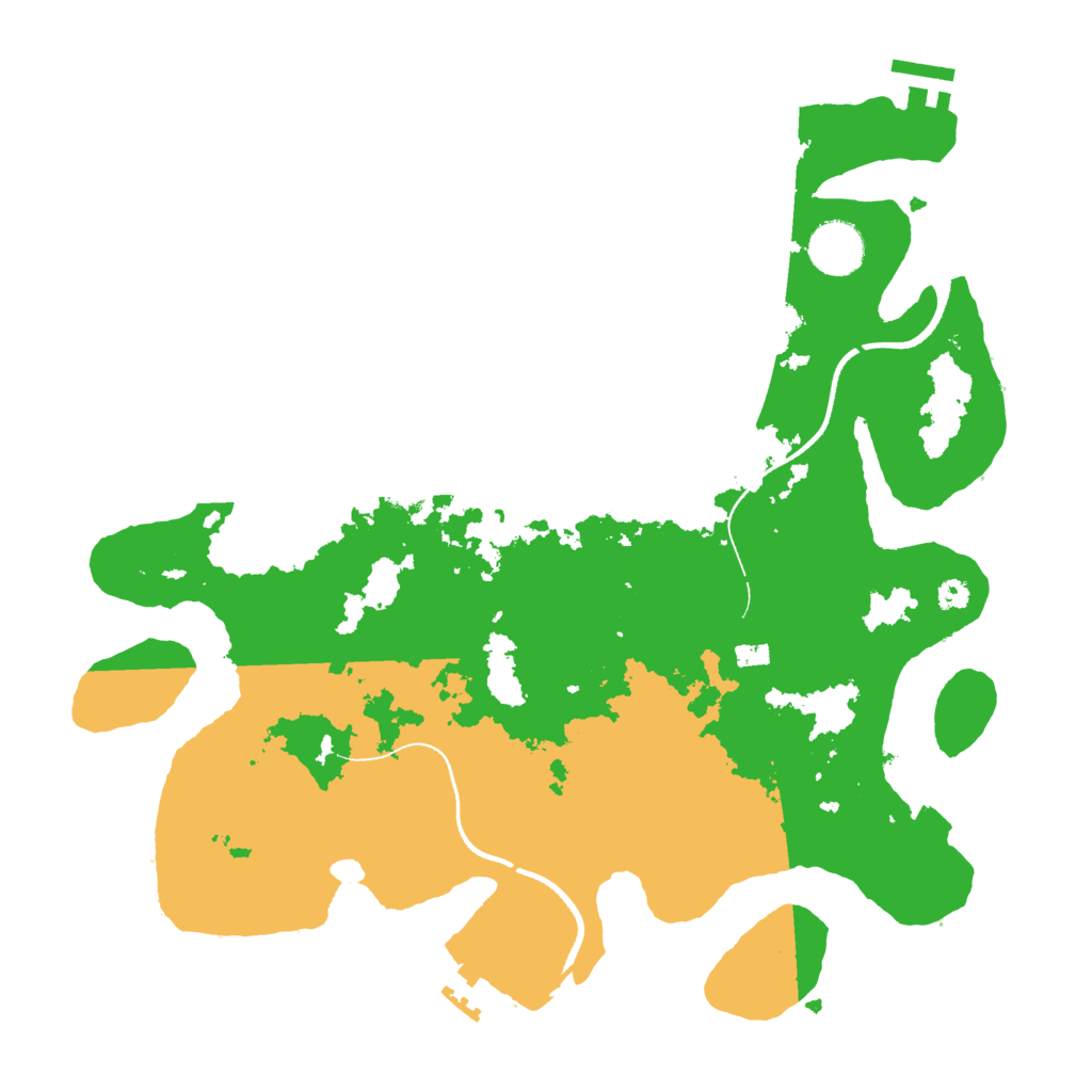 Biome Rust Map: Procedural Map, Size: 3500, Seed: 1727723569