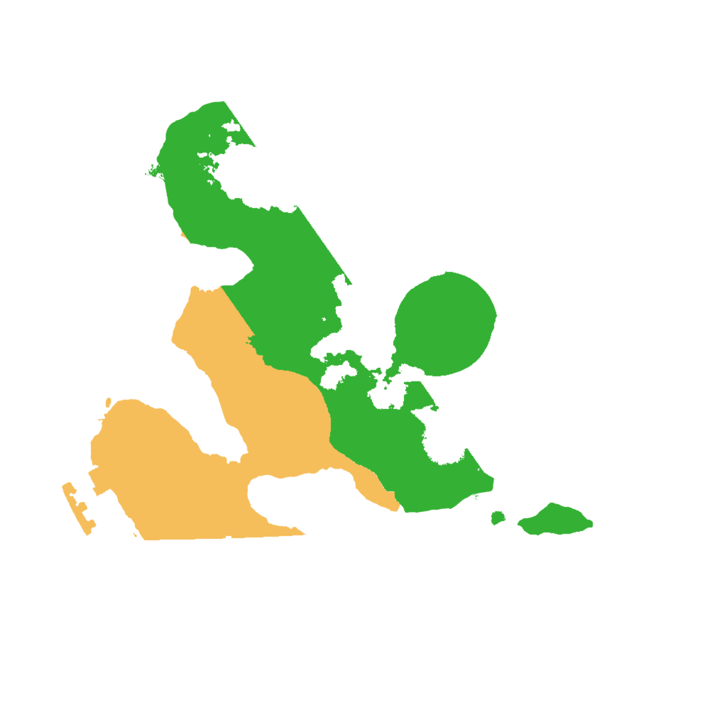 Biome Rust Map: Procedural Map, Size: 2000, Seed: 1352986621