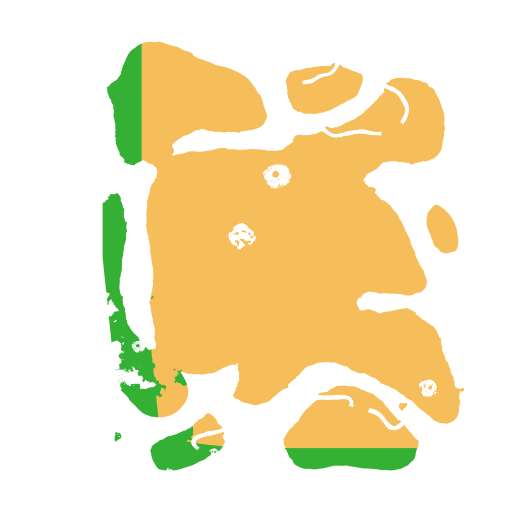 Biome Rust Map: Procedural Map, Size: 3100, Seed: 1345341