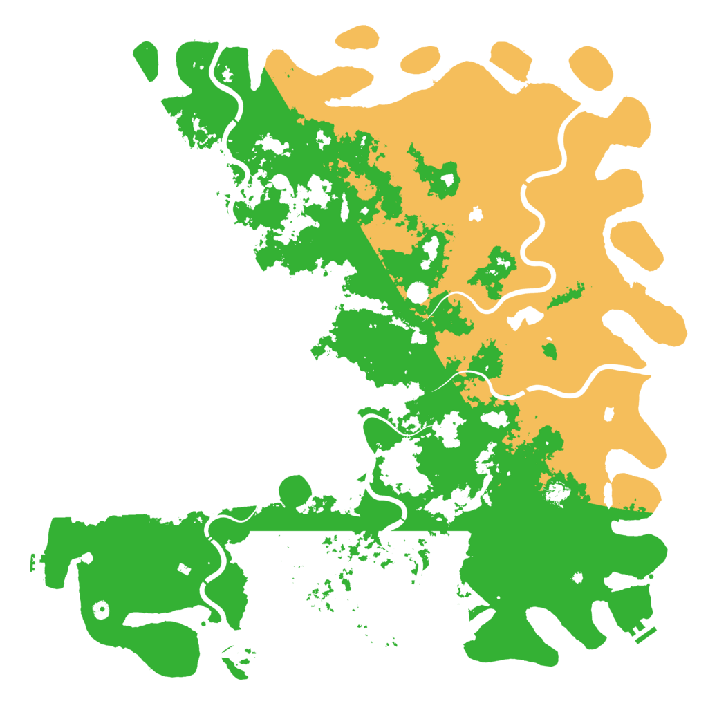 Biome Rust Map: Procedural Map, Size: 6000, Seed: 2435641