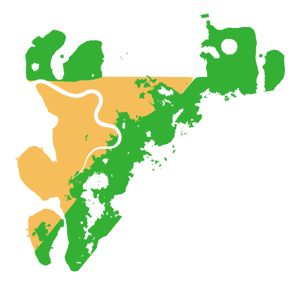 Biome Rust Map: Procedural Map, Size: 3500, Seed: 1411632707