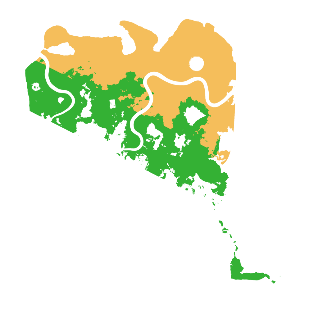 Biome Rust Map: Procedural Map, Size: 3850, Seed: 3