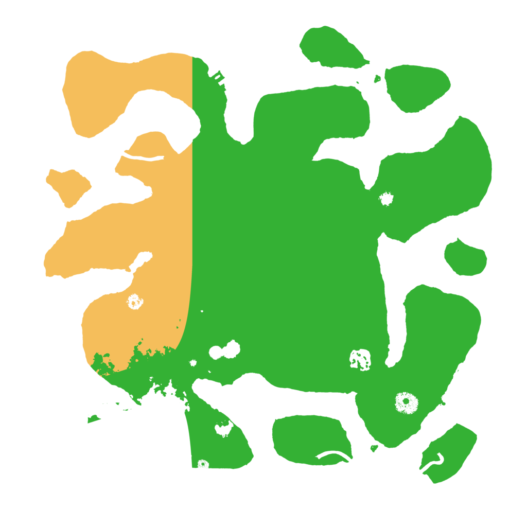 Biome Rust Map: Procedural Map, Size: 3500, Seed: 13985