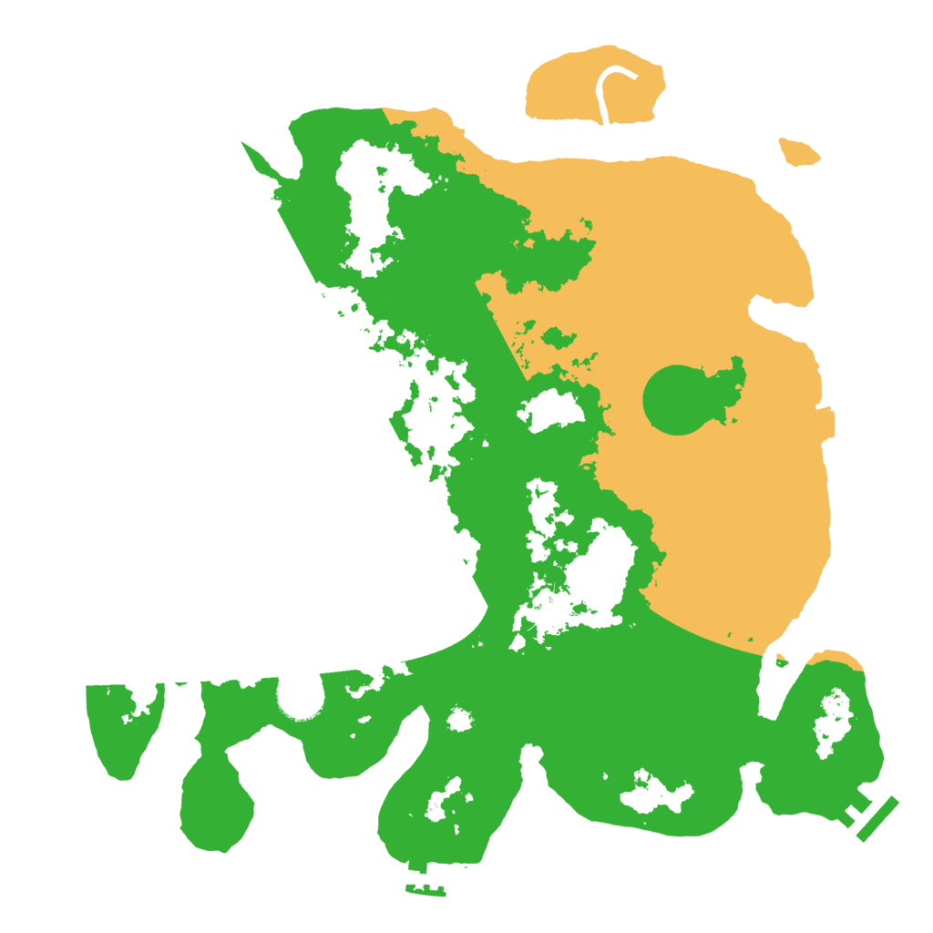 Biome Rust Map: Procedural Map, Size: 3500, Seed: 243134188