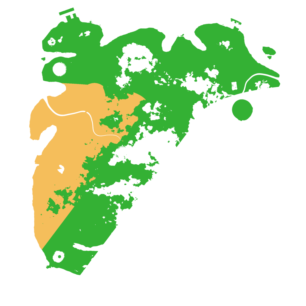 Biome Rust Map: Procedural Map, Size: 4000, Seed: 154782