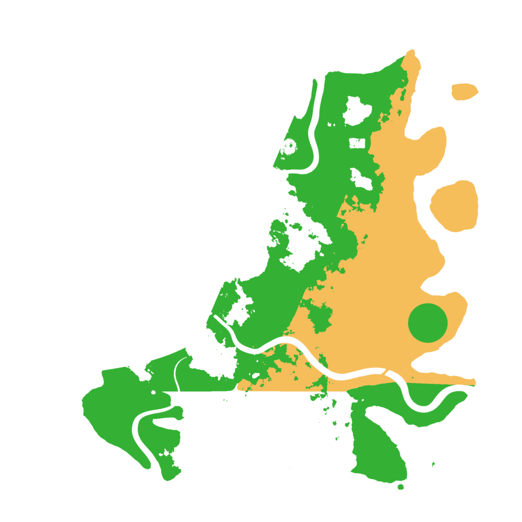 Biome Rust Map: Procedural Map, Size: 3500, Seed: 647172267