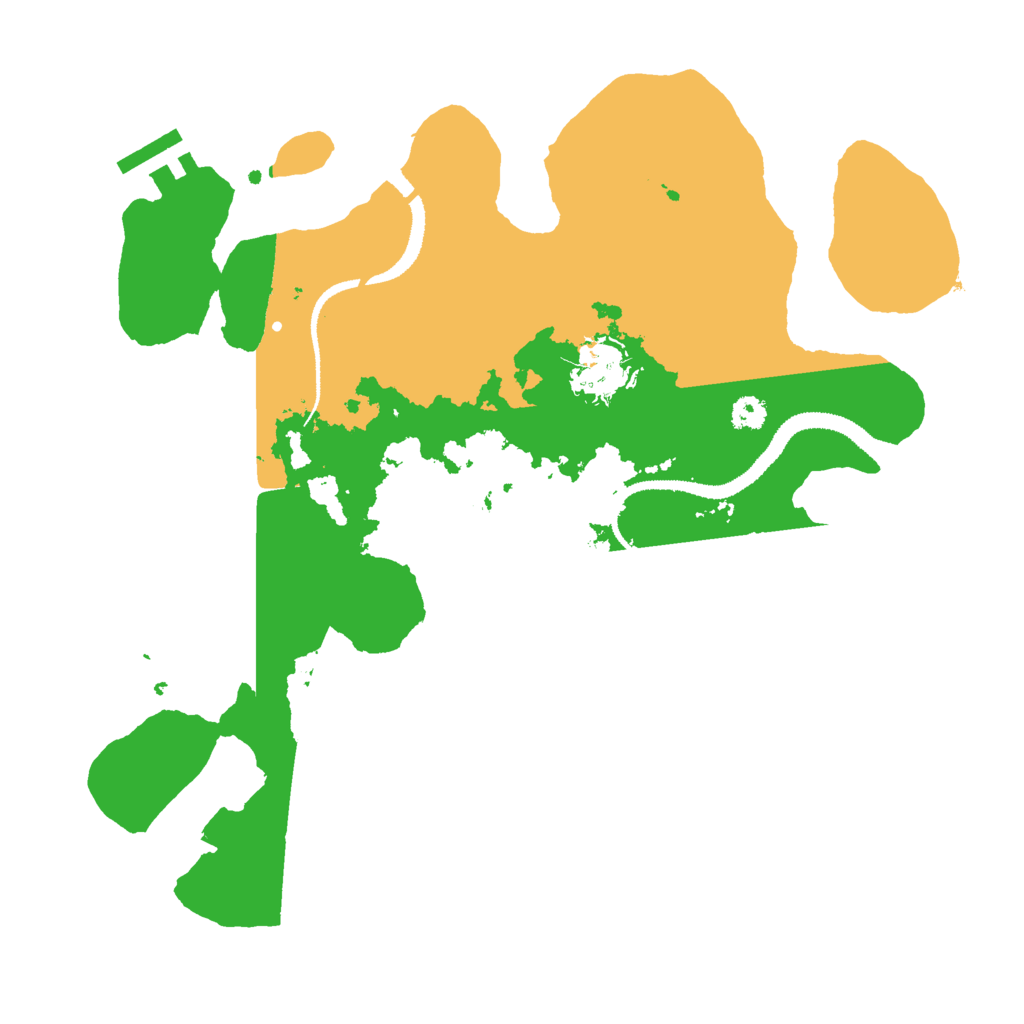 Biome Rust Map: Procedural Map, Size: 3000, Seed: 2093286219