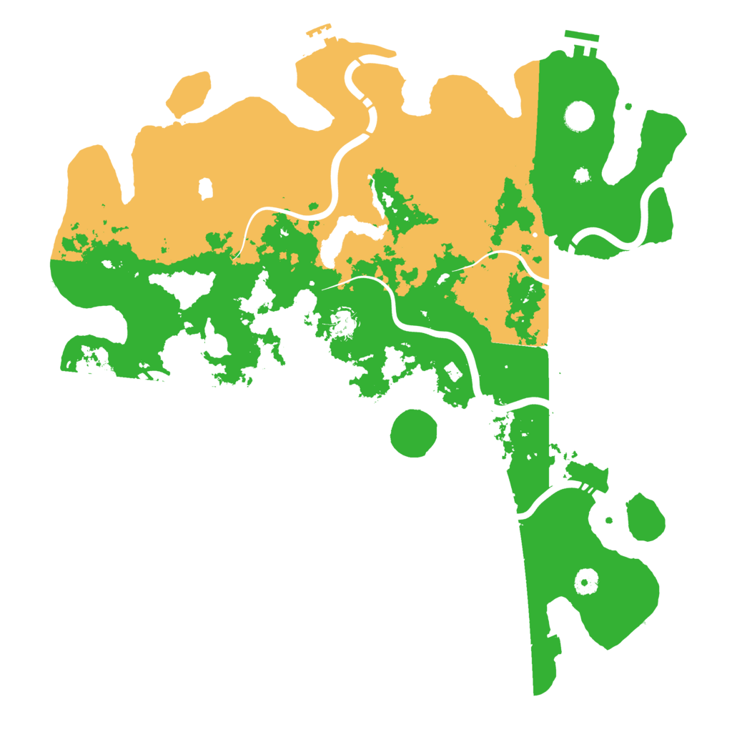 Biome Rust Map: Procedural Map, Size: 4300, Seed: 604785658