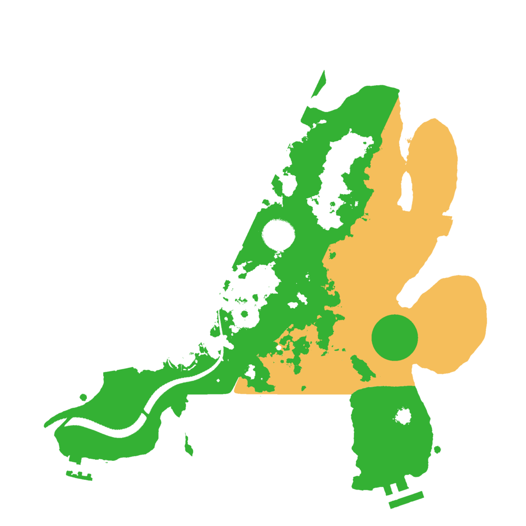 Biome Rust Map: Procedural Map, Size: 3000, Seed: 87453