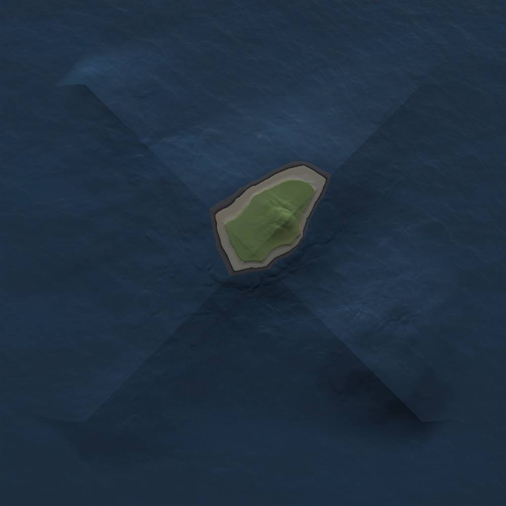 Rust Map: Barren, Size: 1000, Seed: 6938, 2 Monuments