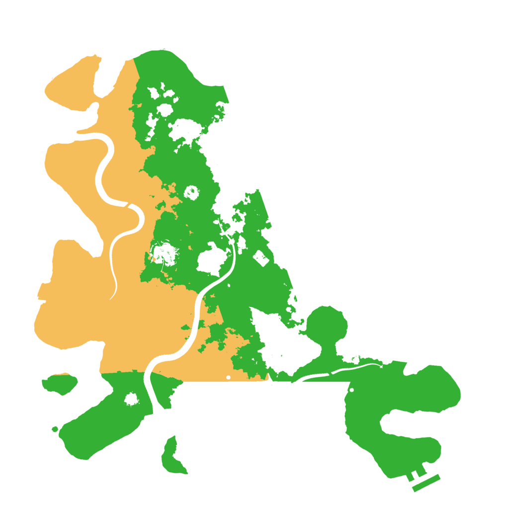 Biome Rust Map: Procedural Map, Size: 3500, Seed: 1965917412