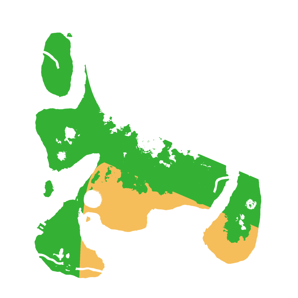 Biome Rust Map: Procedural Map, Size: 3000, Seed: 736827059