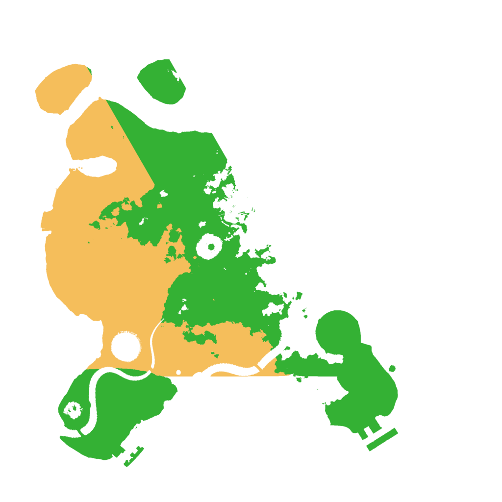 Biome Rust Map: Procedural Map, Size: 3000, Seed: 1762484584