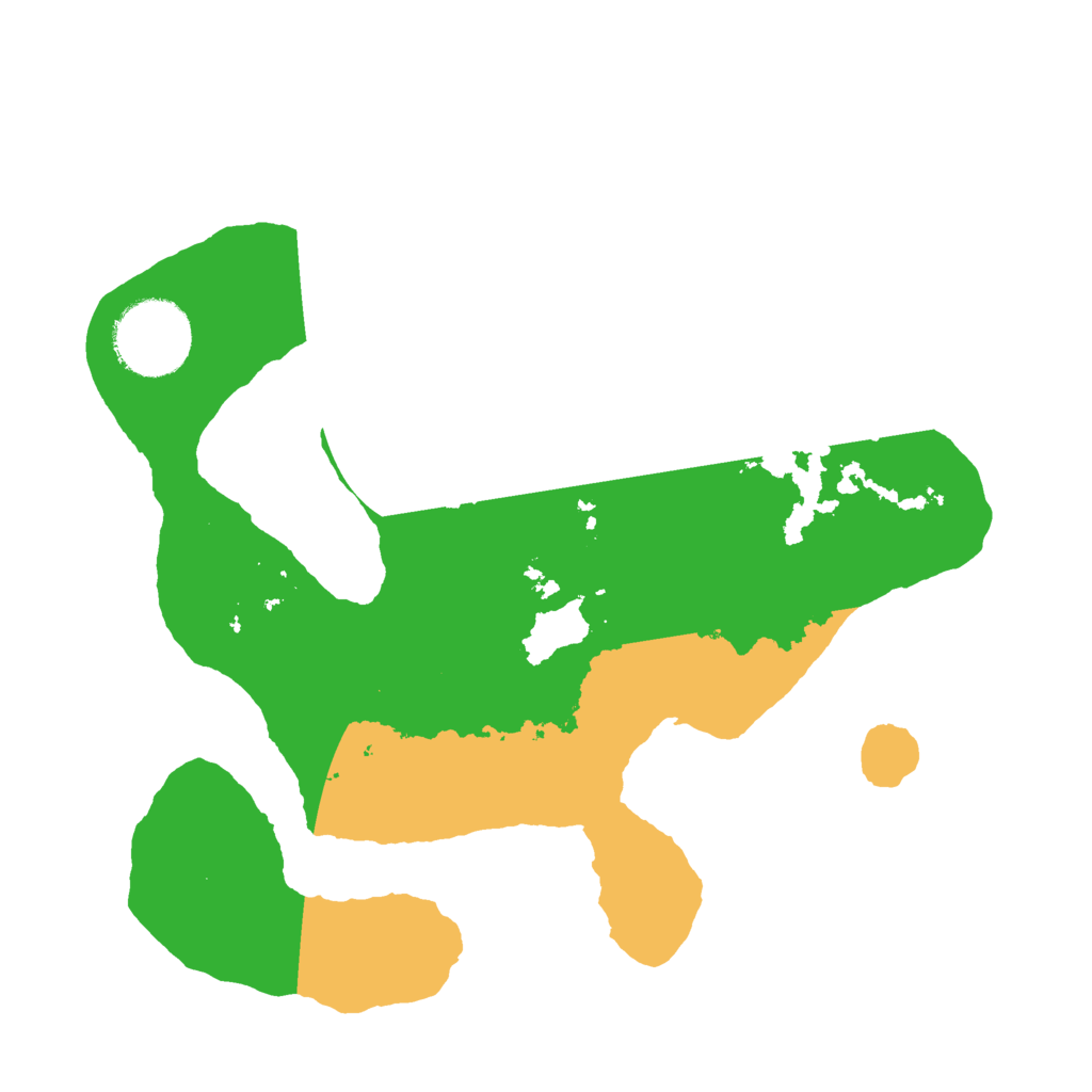 Biome Rust Map: Barren, Size: 2500, Seed: 10000