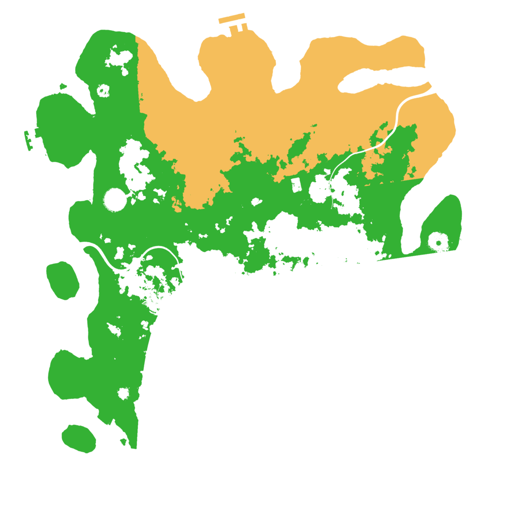 Biome Rust Map: Procedural Map, Size: 3850, Seed: 460224578