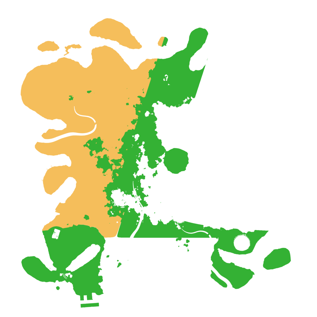 Biome Rust Map: Procedural Map, Size: 3500, Seed: 1445684146