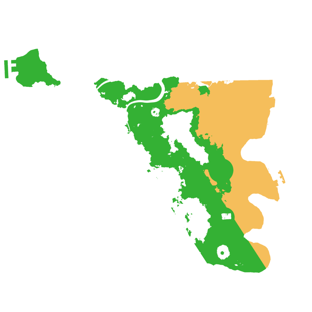 Biome Rust Map: Procedural Map, Size: 3500, Seed: 547790868