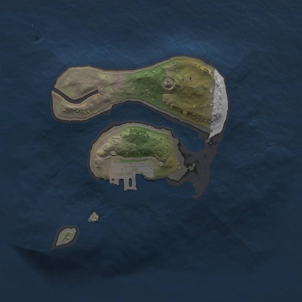 Rust Map: Procedural Map, Size: 1500, Seed: 13031992, 7 Monuments