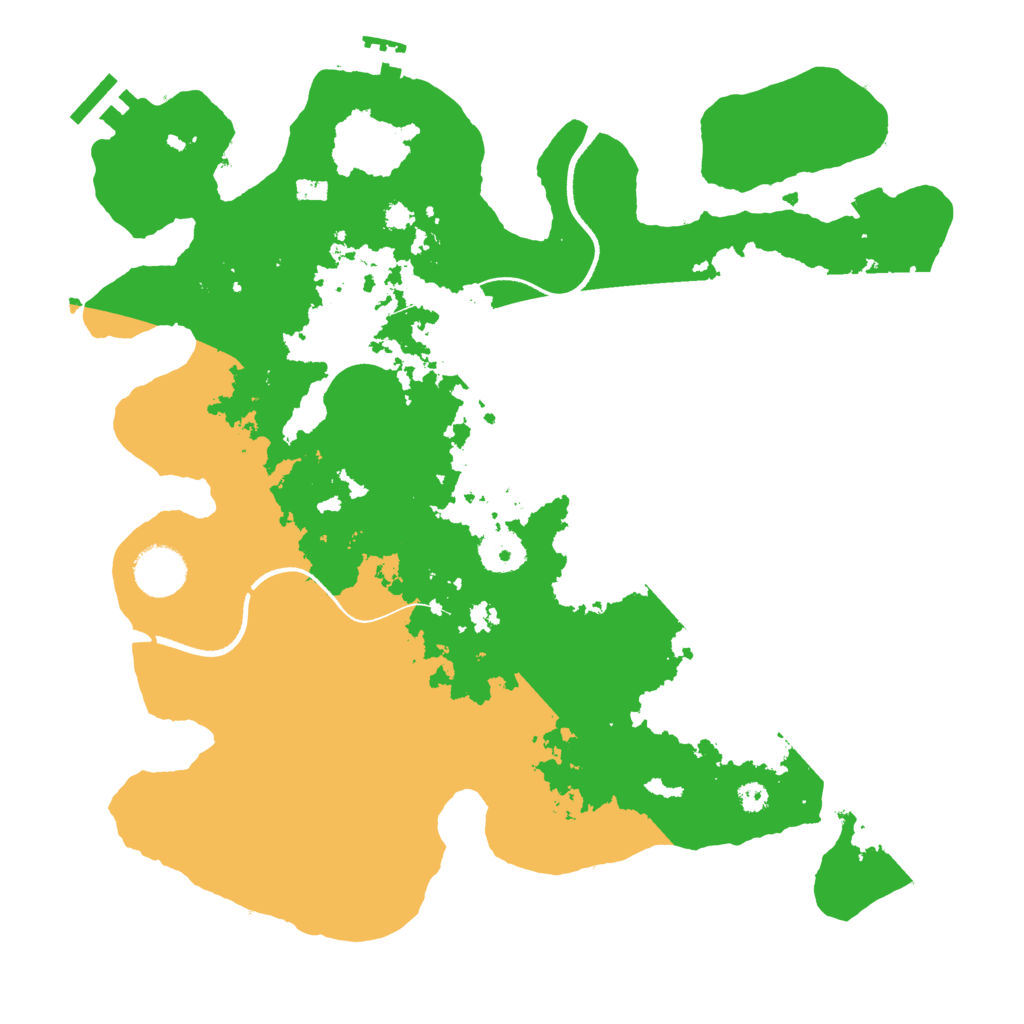 Biome Rust Map: Procedural Map, Size: 3500, Seed: 1477598192