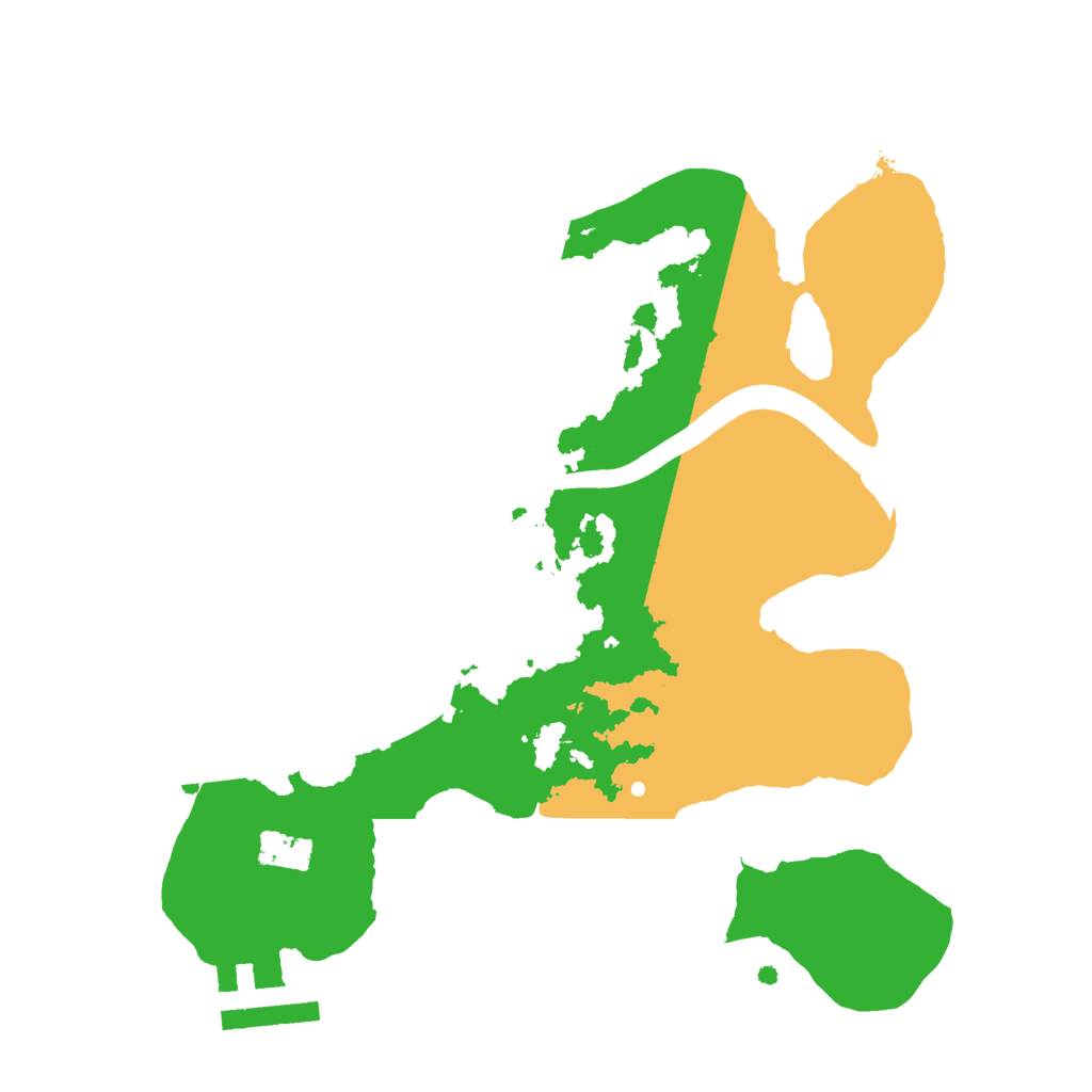 Biome Rust Map: Procedural Map, Size: 2250, Seed: 86574