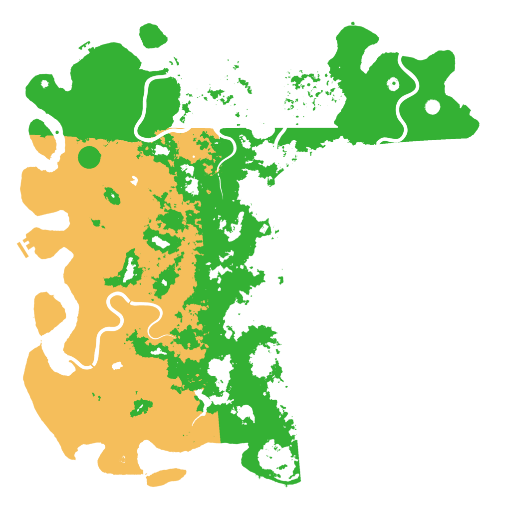Biome Rust Map: Procedural Map, Size: 6000, Seed: 102436