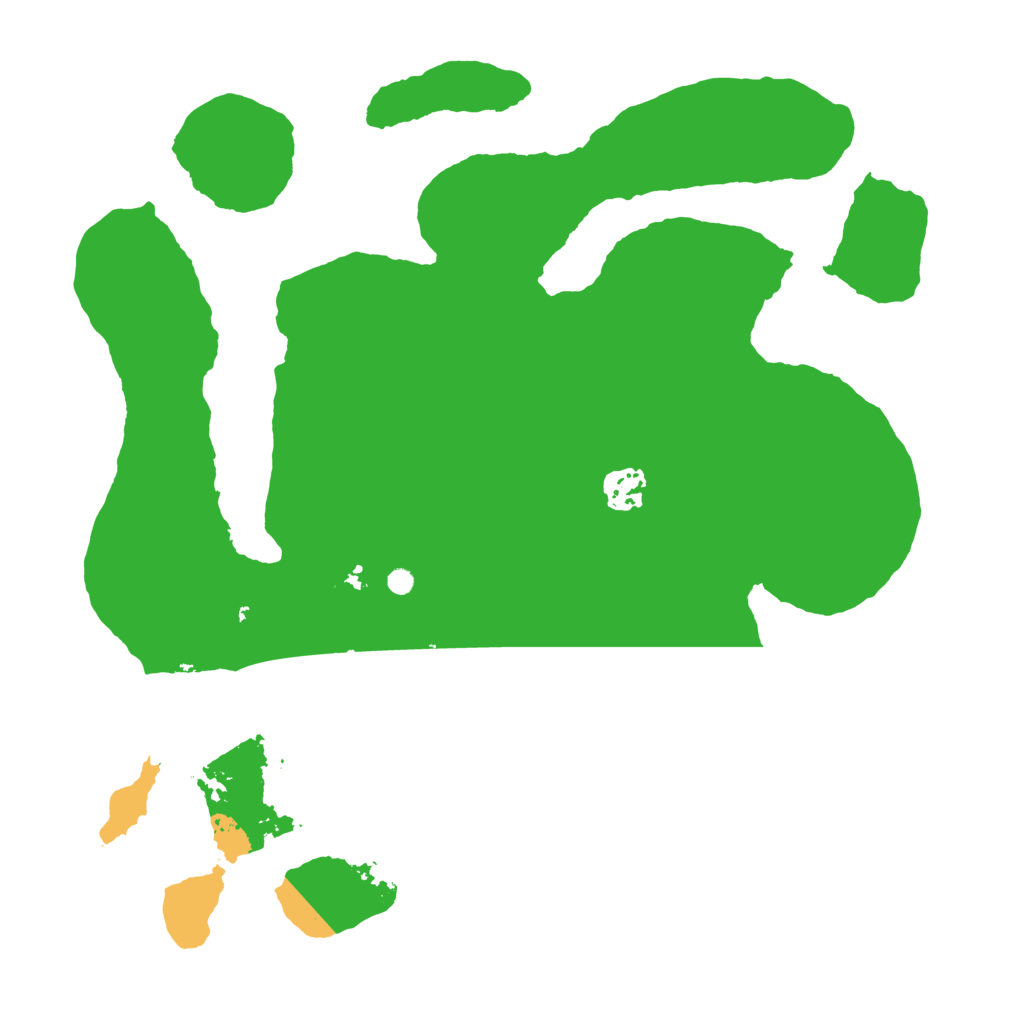 Biome Rust Map: Barren, Size: 3500, Seed: 750259752