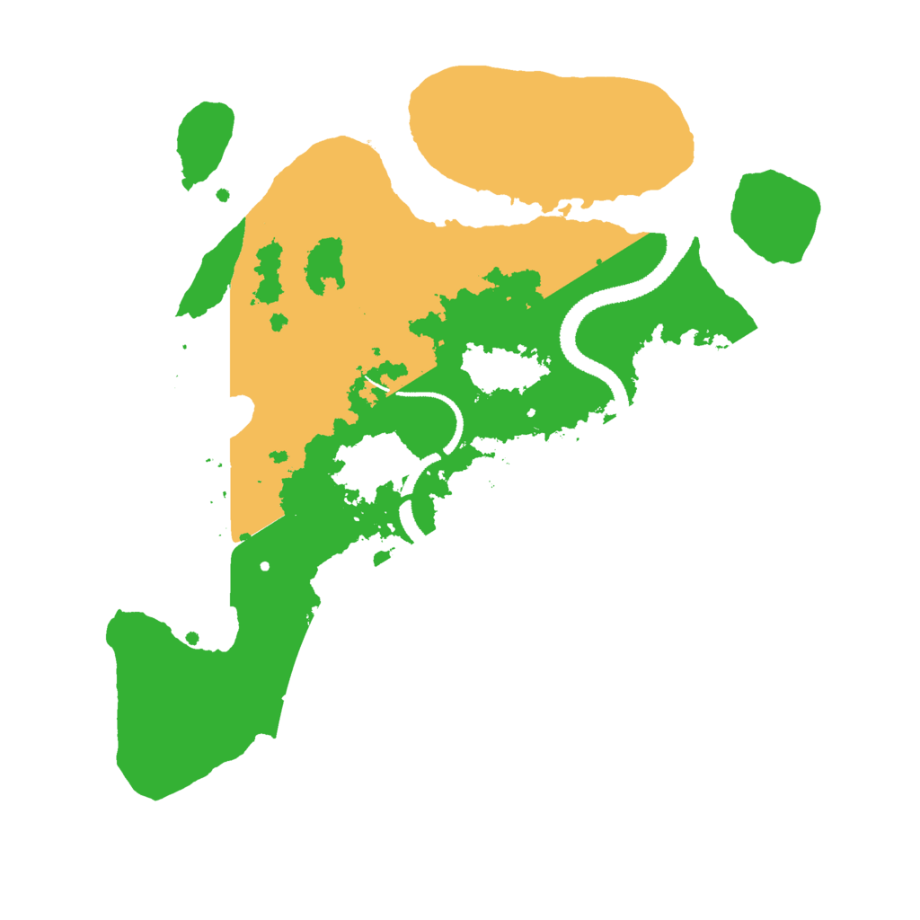 Biome Rust Map: Procedural Map, Size: 2800, Seed: 27634