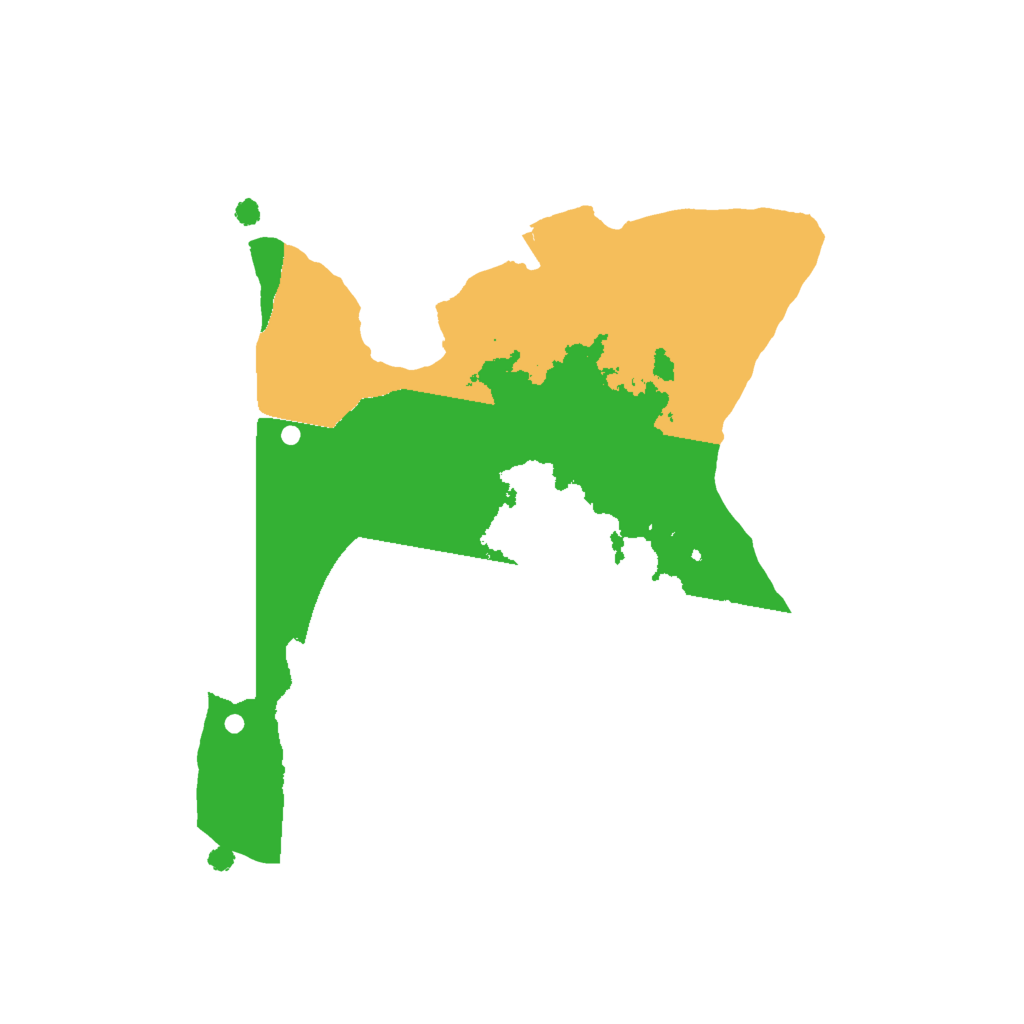 Biome Rust Map: Procedural Map, Size: 1600, Seed: 4692