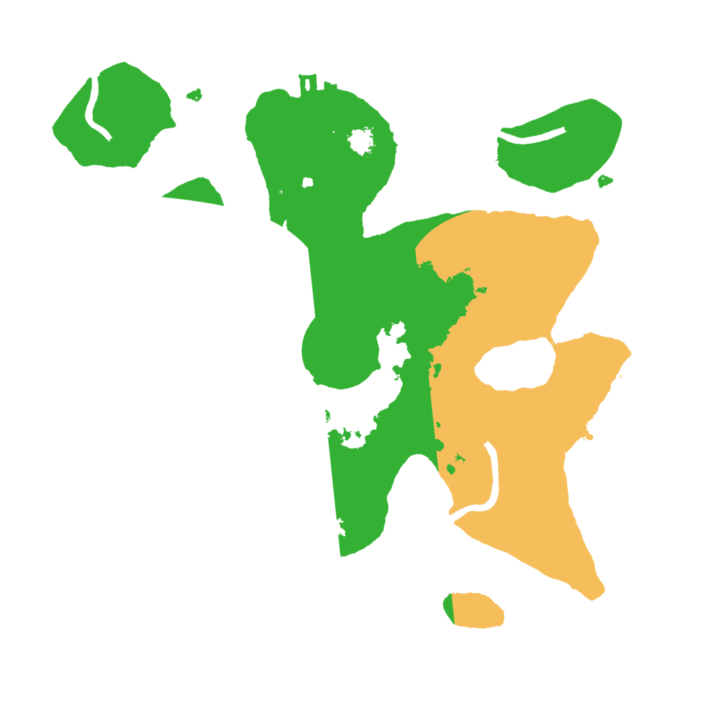 Biome Rust Map: Procedural Map, Size: 2500, Seed: 867345897