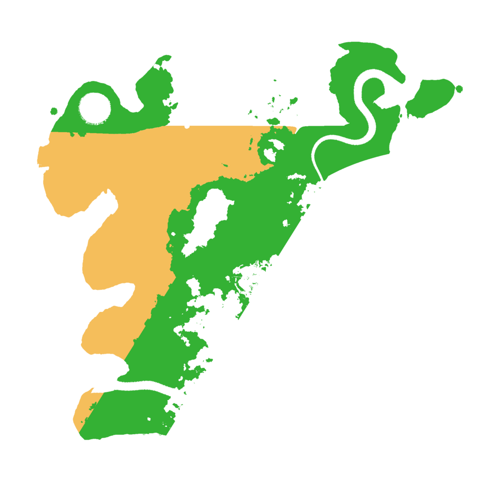 Biome Rust Map: Procedural Map, Size: 2800, Seed: 599045064