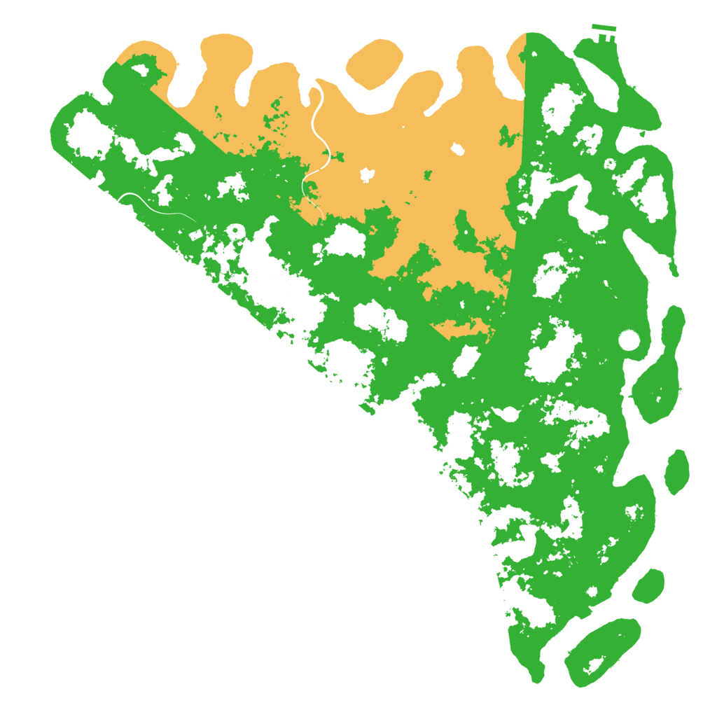 Biome Rust Map: Procedural Map, Size: 6000, Seed: 34440355