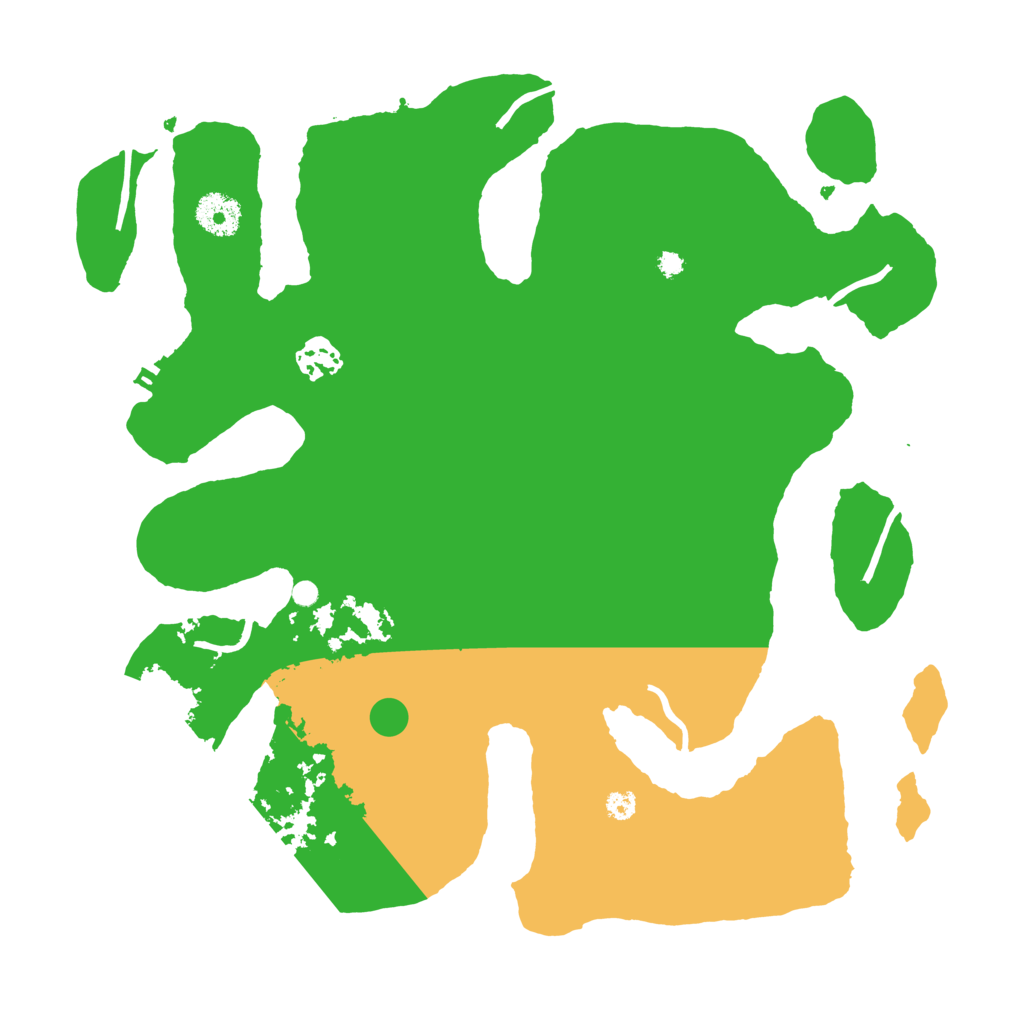 Biome Rust Map: Procedural Map, Size: 3500, Seed: 9876233