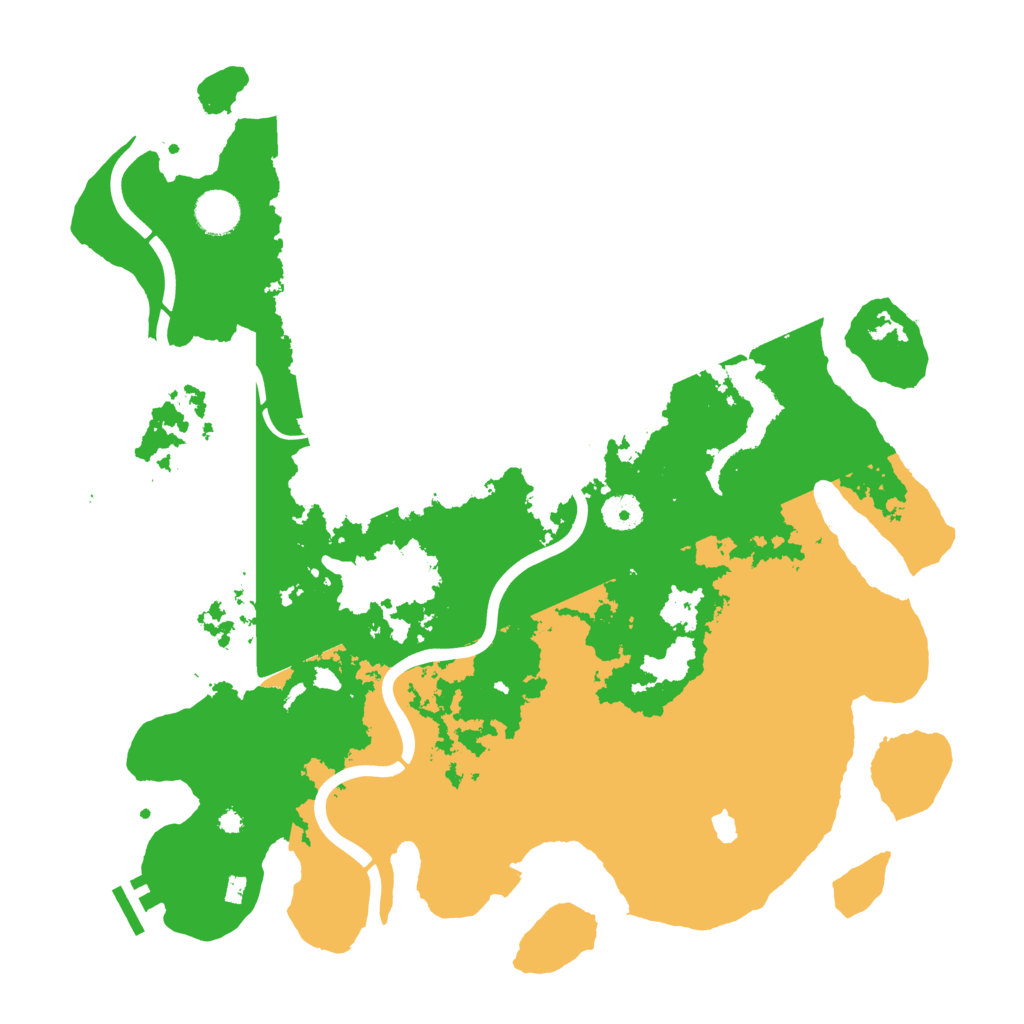 Biome Rust Map: Procedural Map, Size: 4000, Seed: 18814