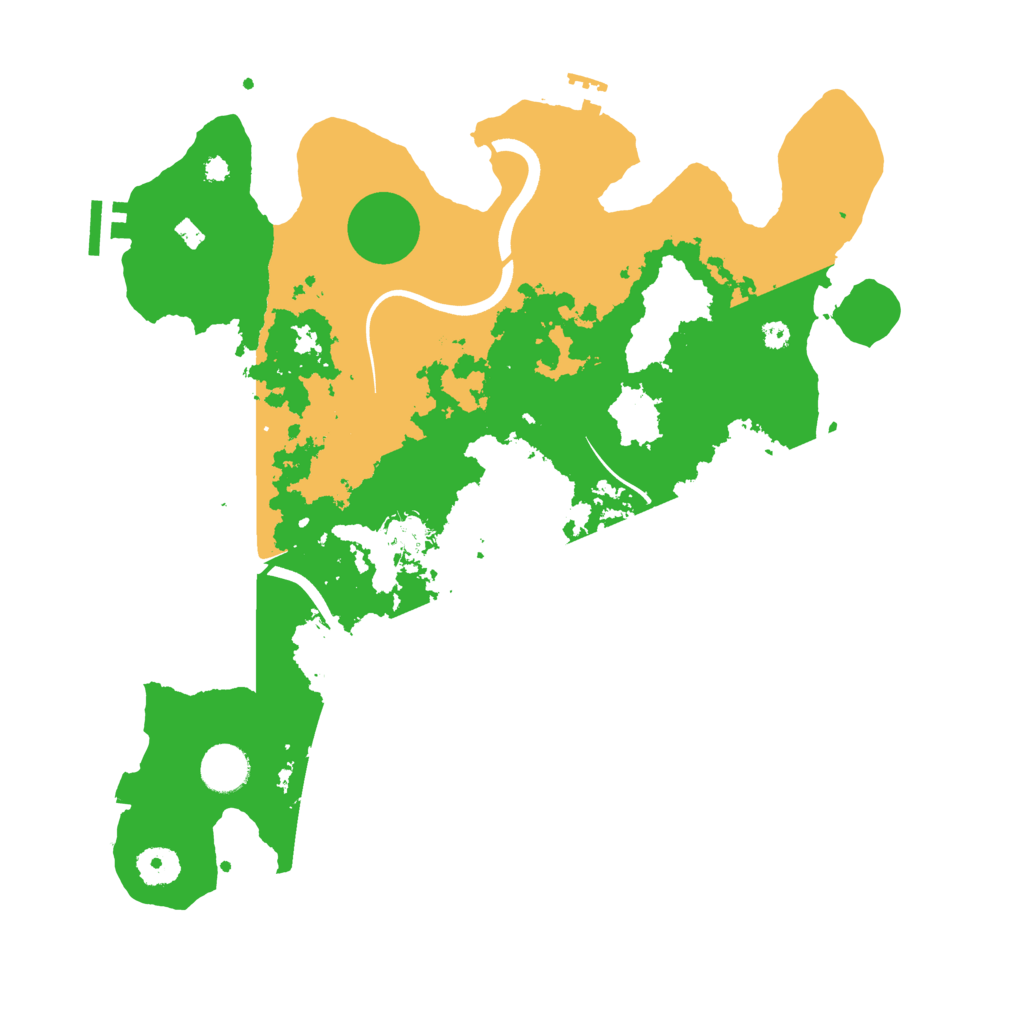 Biome Rust Map: Procedural Map, Size: 3750, Seed: 99521