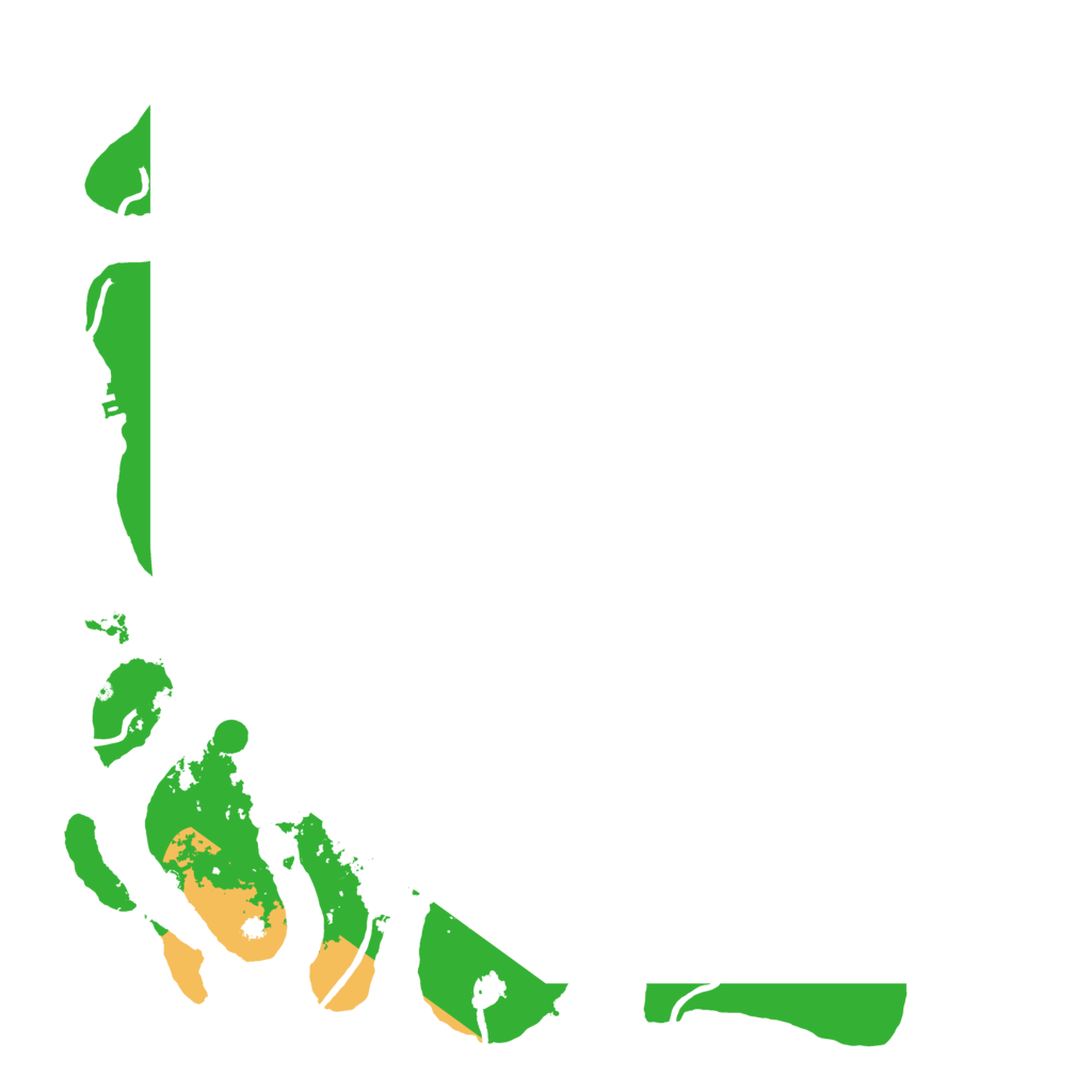 Biome Rust Map: Procedural Map, Size: 4300, Seed: 1445831137