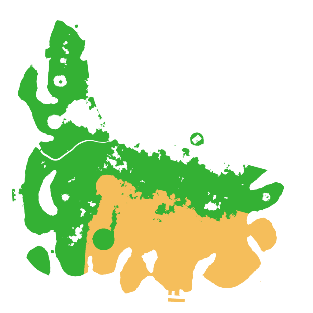 Biome Rust Map: Procedural Map, Size: 3800, Seed: 928890876