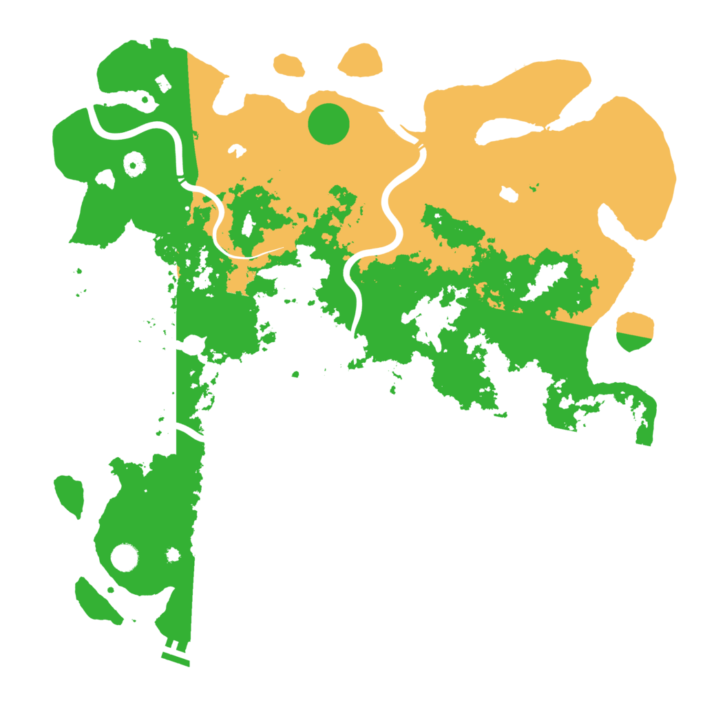 Biome Rust Map: Procedural Map, Size: 4500, Seed: 29764255