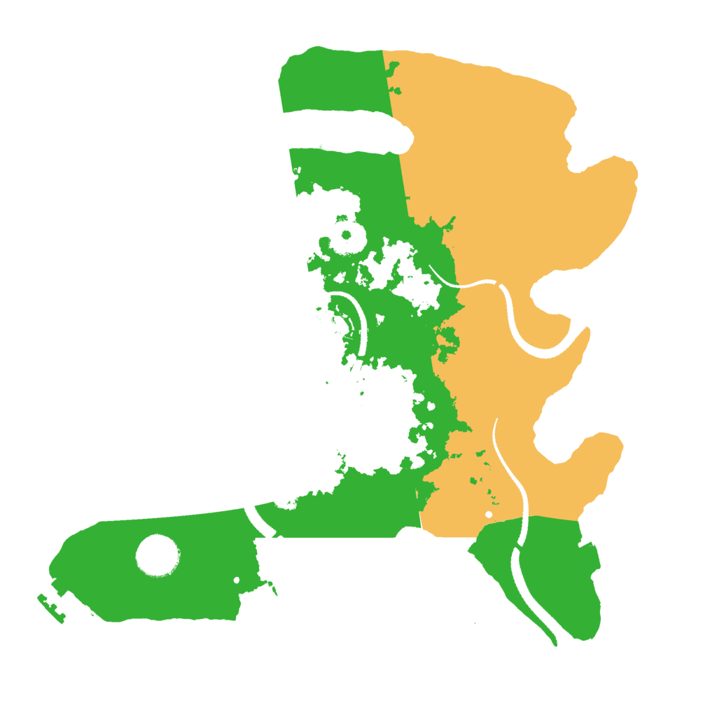 Biome Rust Map: Procedural Map, Size: 3000, Seed: 6747437