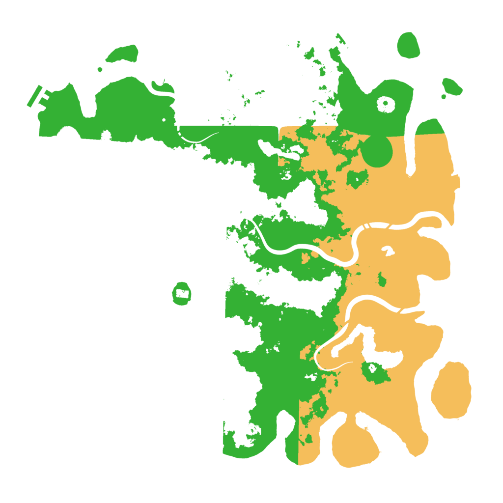 Biome Rust Map: Procedural Map, Size: 4300, Seed: 1719954077