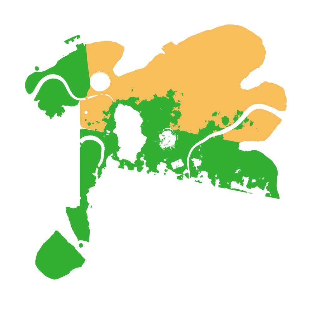 Biome Rust Map: Procedural Map, Size: 2950, Seed: 29764255