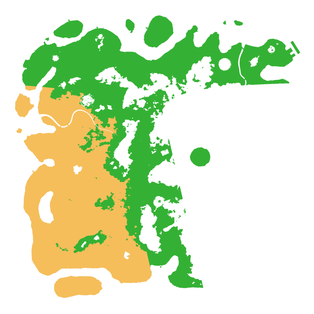 Biome Rust Map: Procedural Map, Size: 4500, Seed: 271534