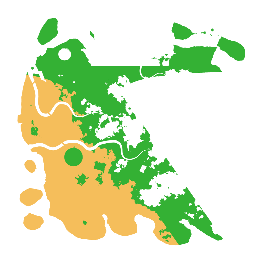 Biome Rust Map: Procedural Map, Size: 3800, Seed: 20721